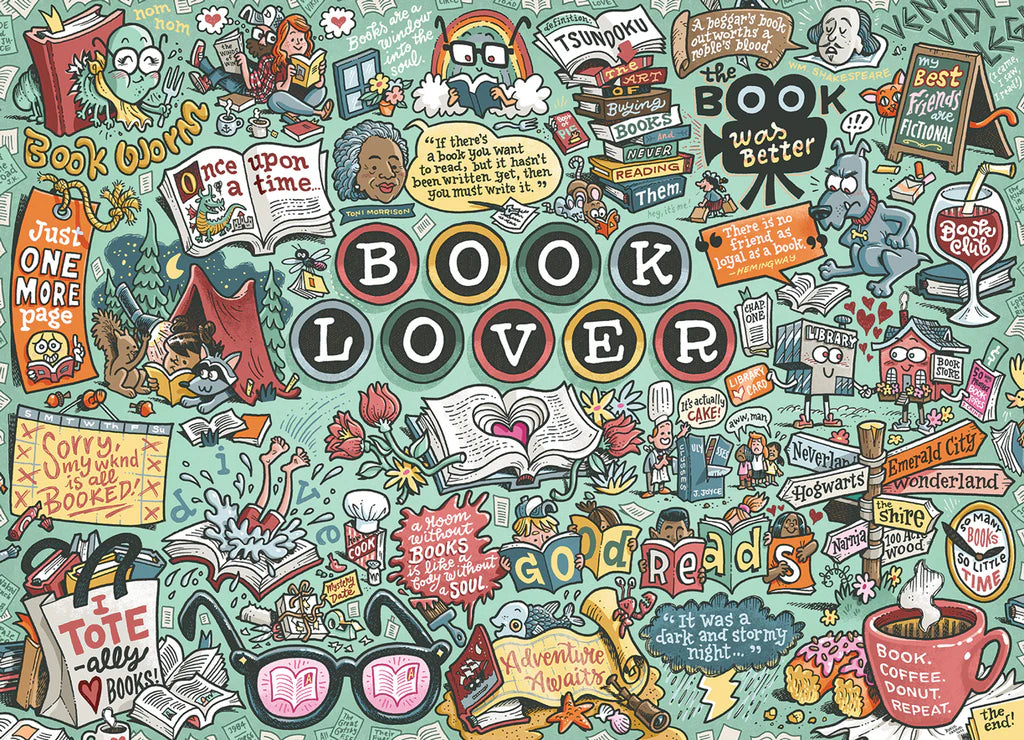 Book Lover 1,000 Piece Puzzle