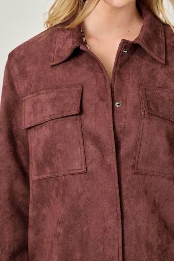 Suede Shacket