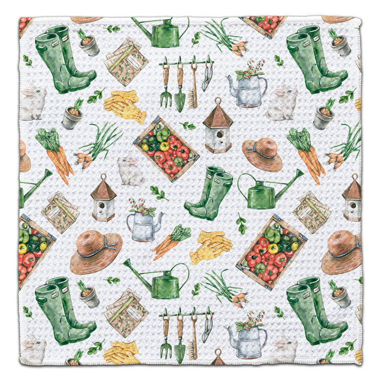 Spring Garden Eco-Friendly Washcloth