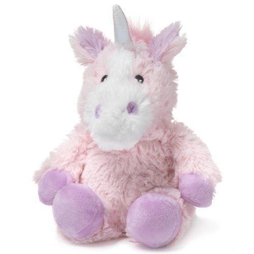 Pink Unicorn Junior Warmies Stuffed Animal