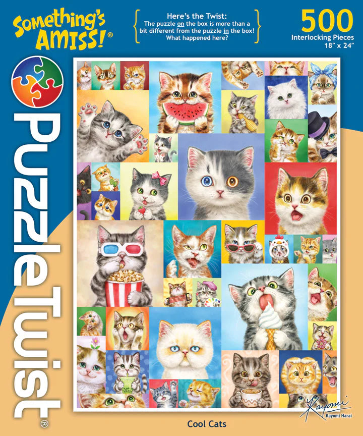 Cool Cats 500 Piece Puzzle
