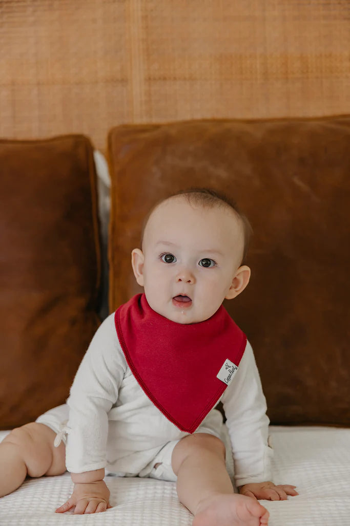 Ivy Copper Pearl Bandana Bibs