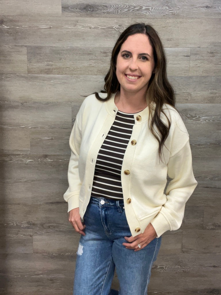 Eliza Drop Shoulder Cardigan