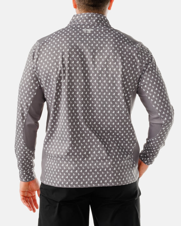 Waggle Ducks in A Row Twilight Quarter Zip