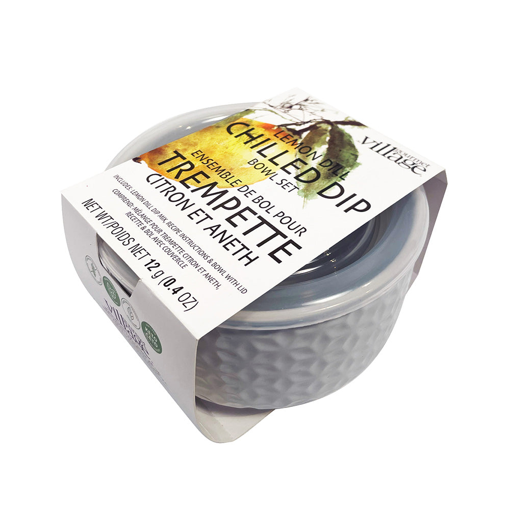 Dip Bowl Lemon Dill Chilled Dip