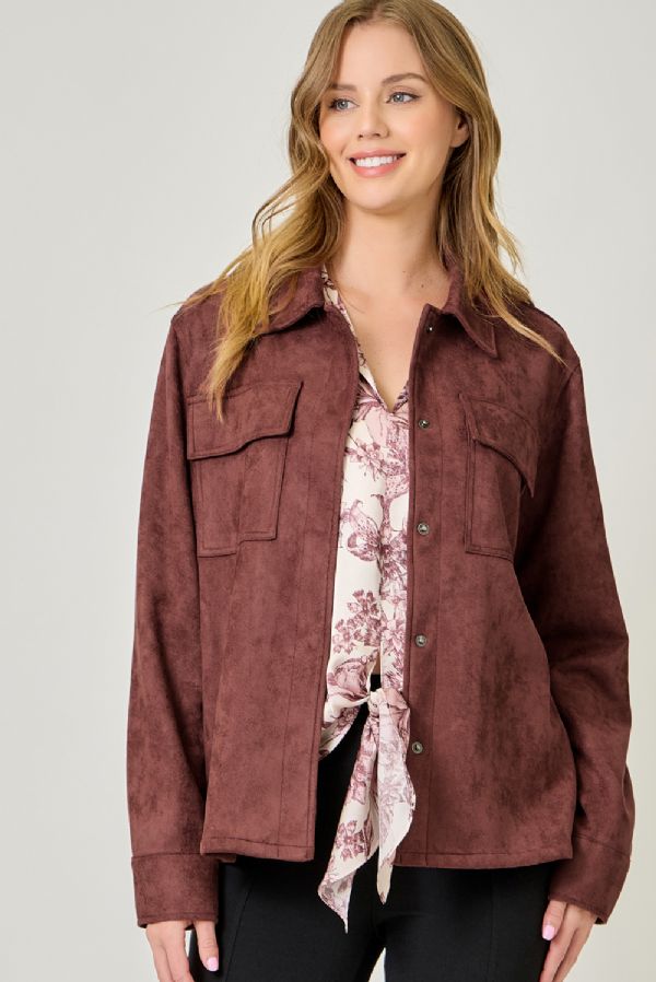 Suede Shacket