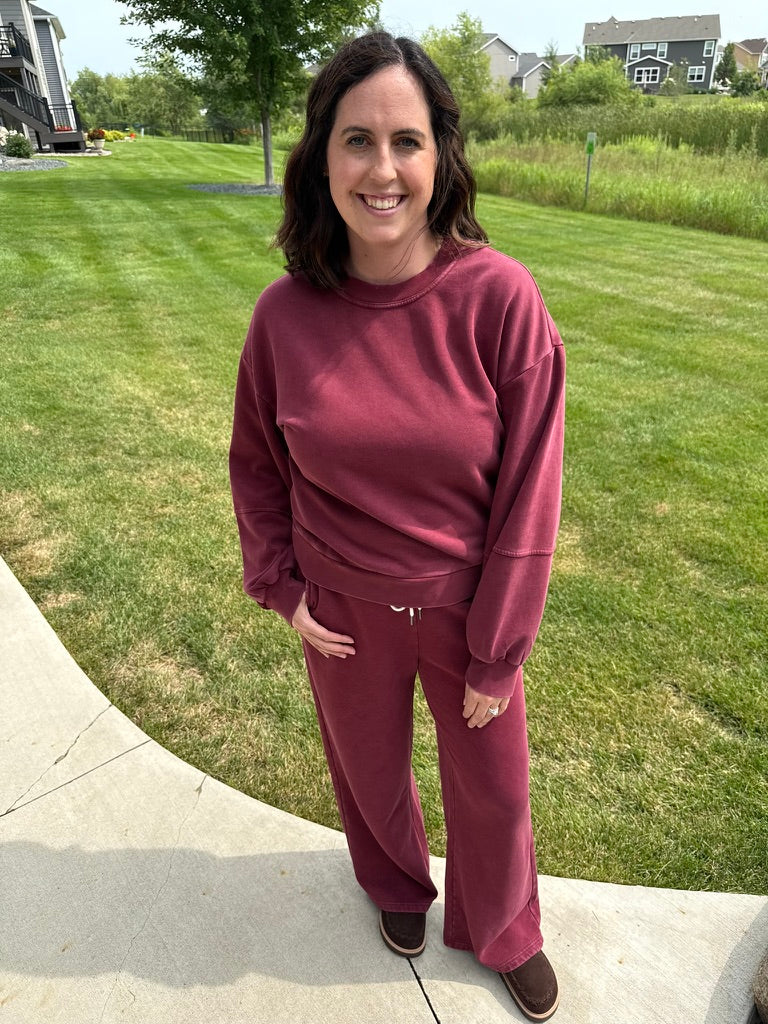 Ashford Pant | Women's Wide Leg Elastic Waist Sweatpants