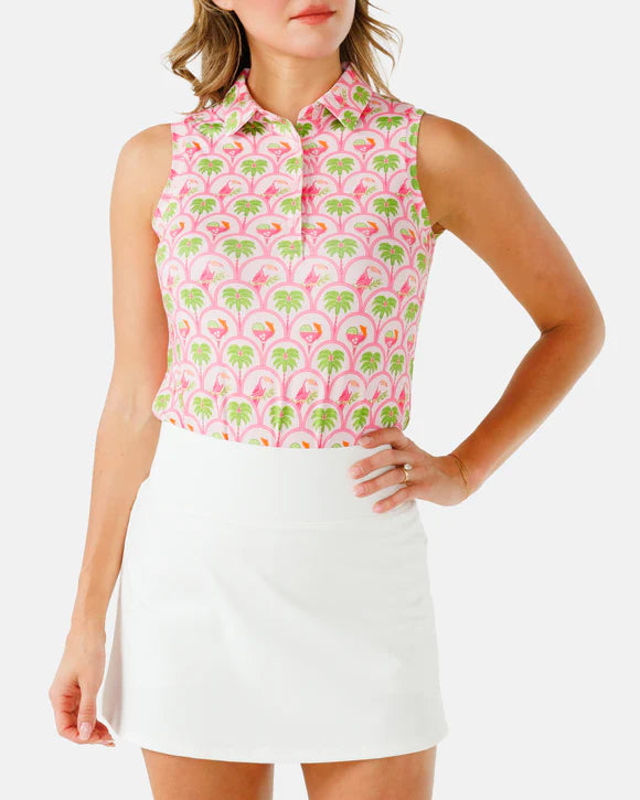 Fairway Fiesta Women's Sleeveless Polo
