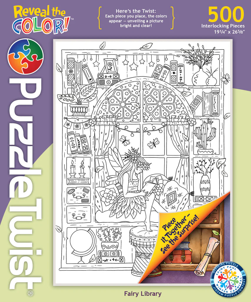 Fairy Library 500 Piece Puzzle
