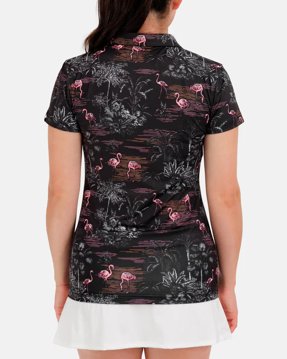 Flamingrove Women's Polo Waggle