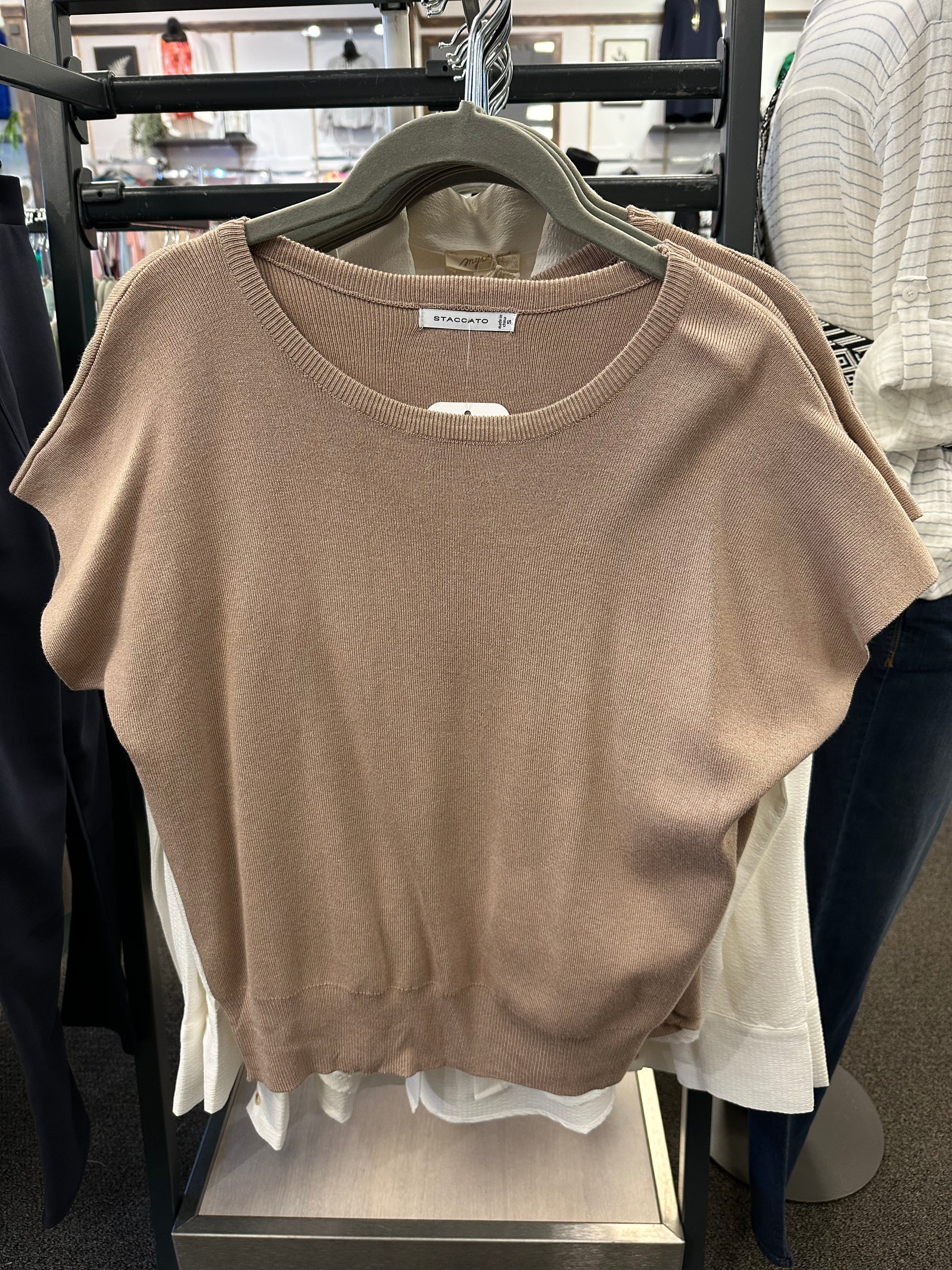 Solid Color Sweater Top