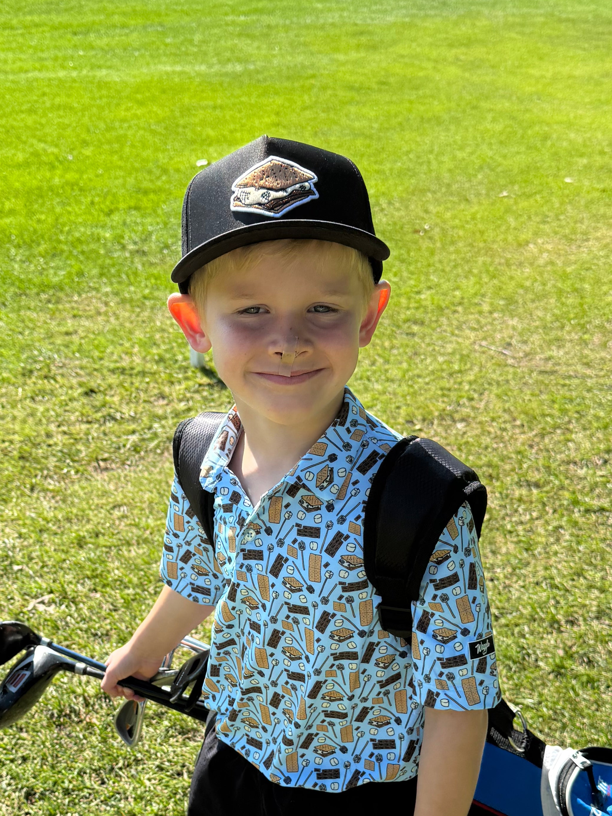 Waggle Want S'more Boy's Polo | Kids' Performance Polo