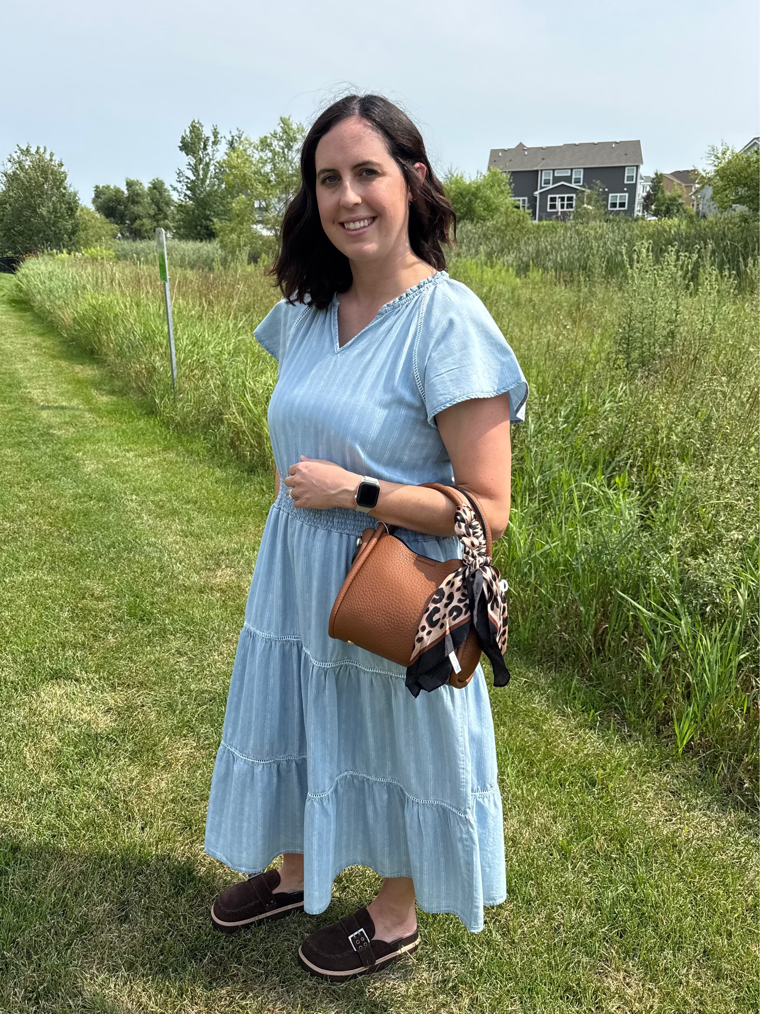 Junia Dress | Tiered Smocked Waist Midi Dress