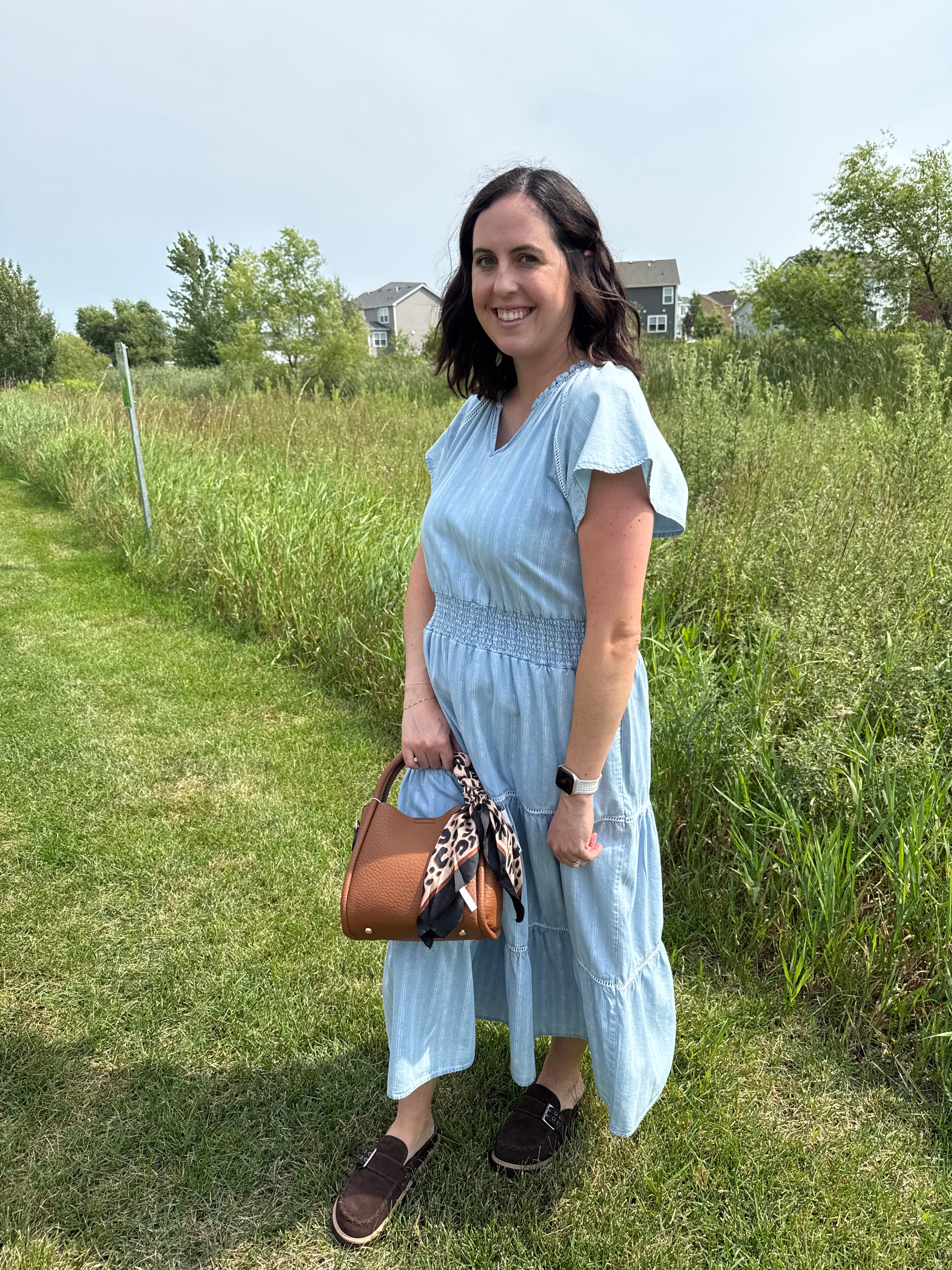 Junia Dress | Tiered Smocked Waist Midi Dress