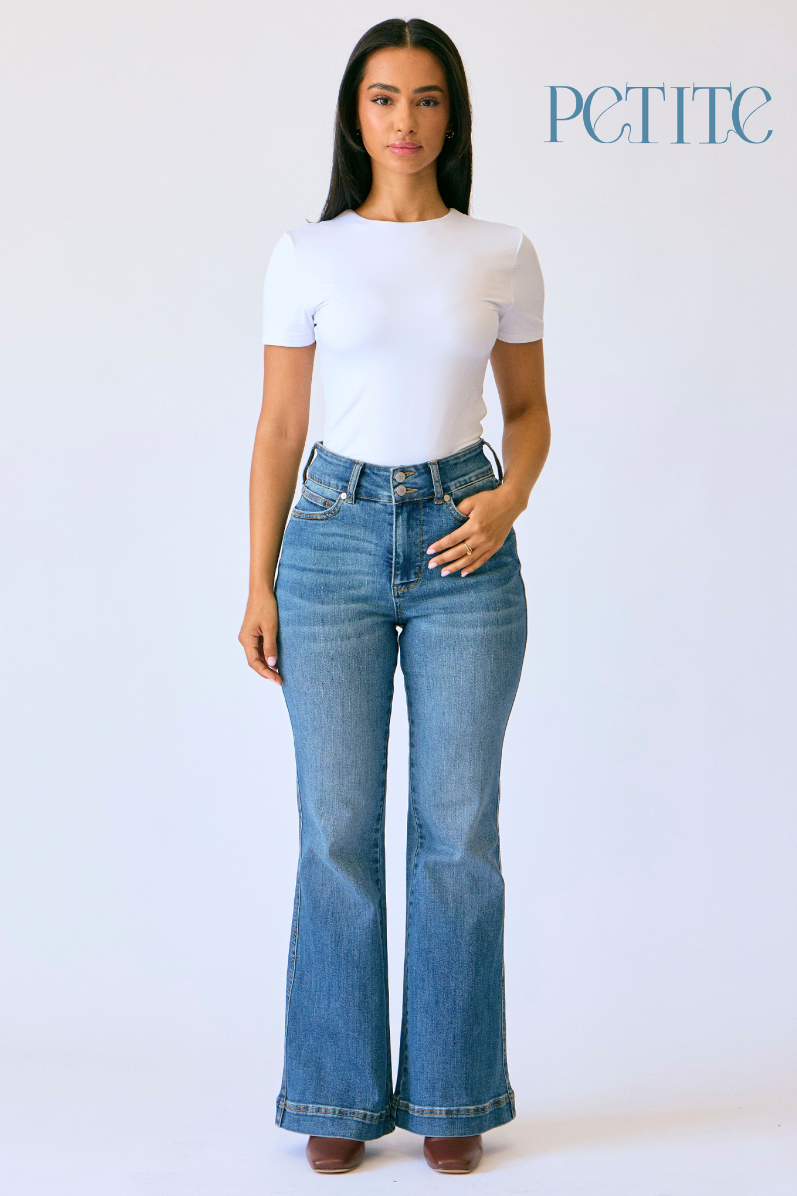 Judy Blue Petite Flare Jeans