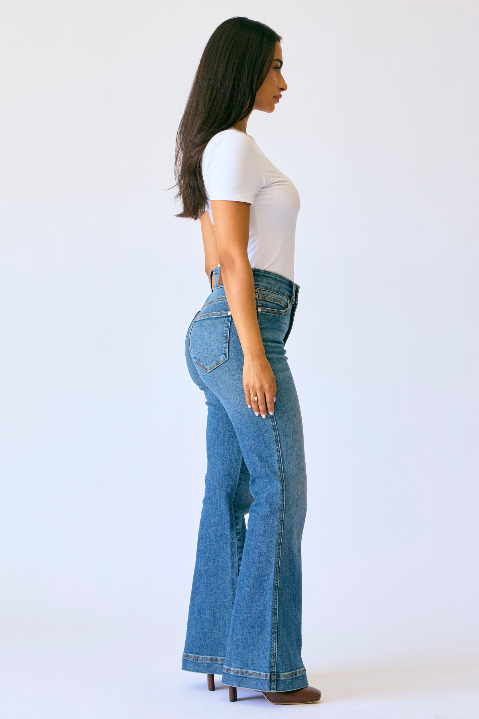 Judy Blue Petite Flare Jeans