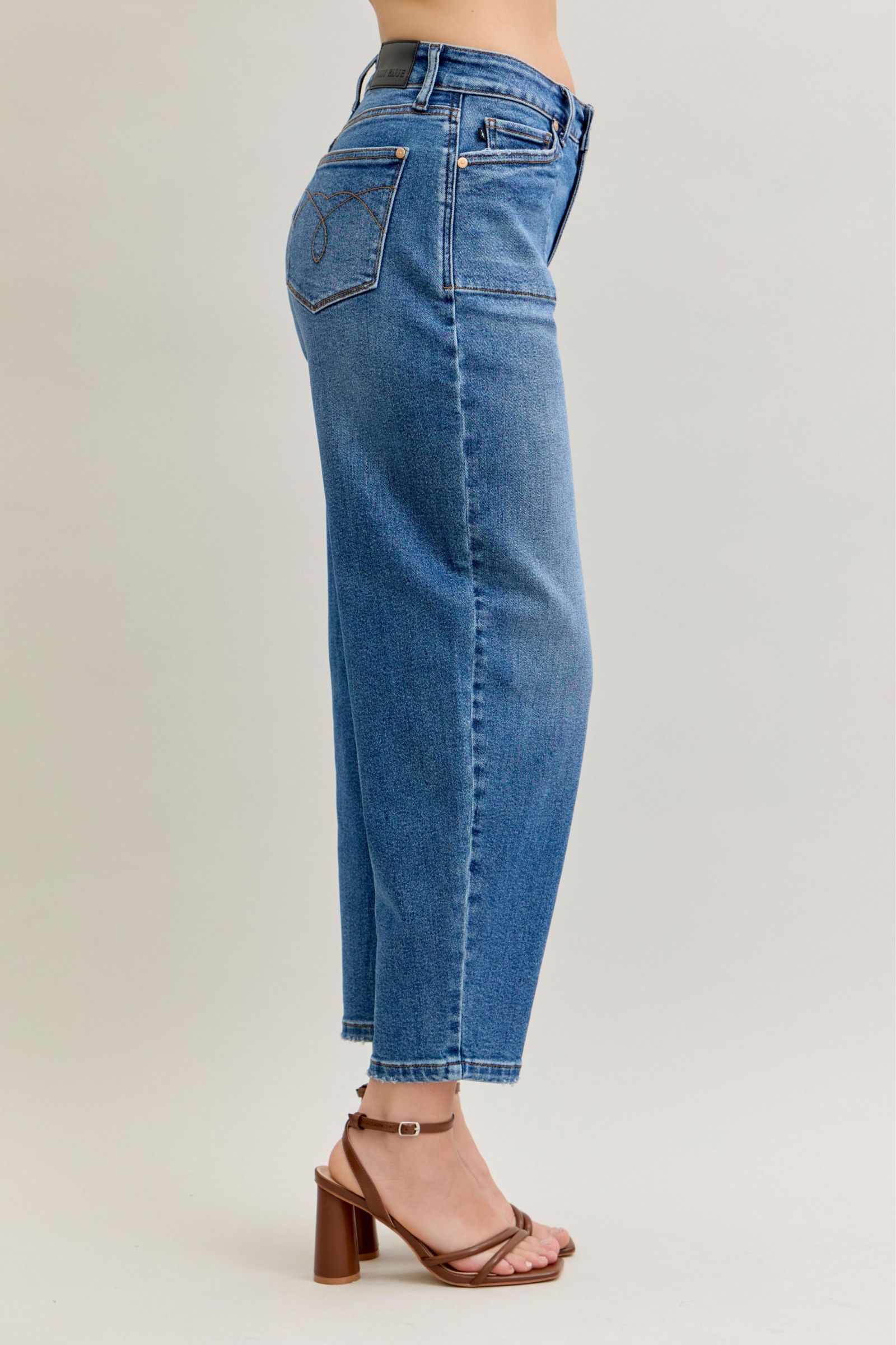 Judy Blue High Waist Soft Barrel Jeans
