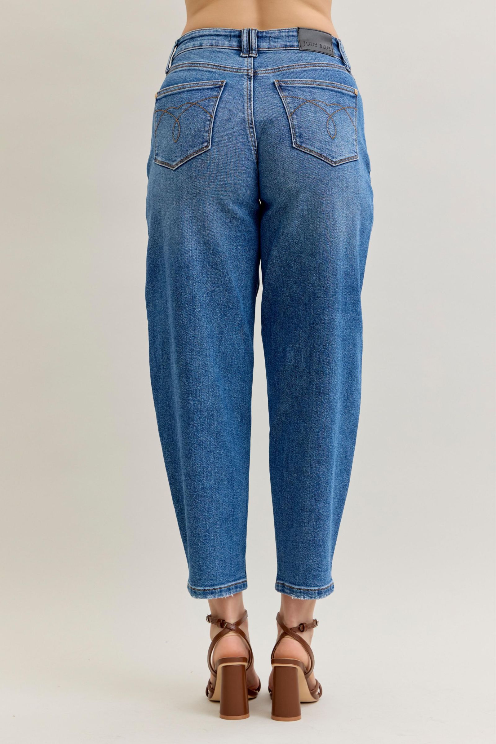 Judy Blue High Waist Soft Barrel Jeans