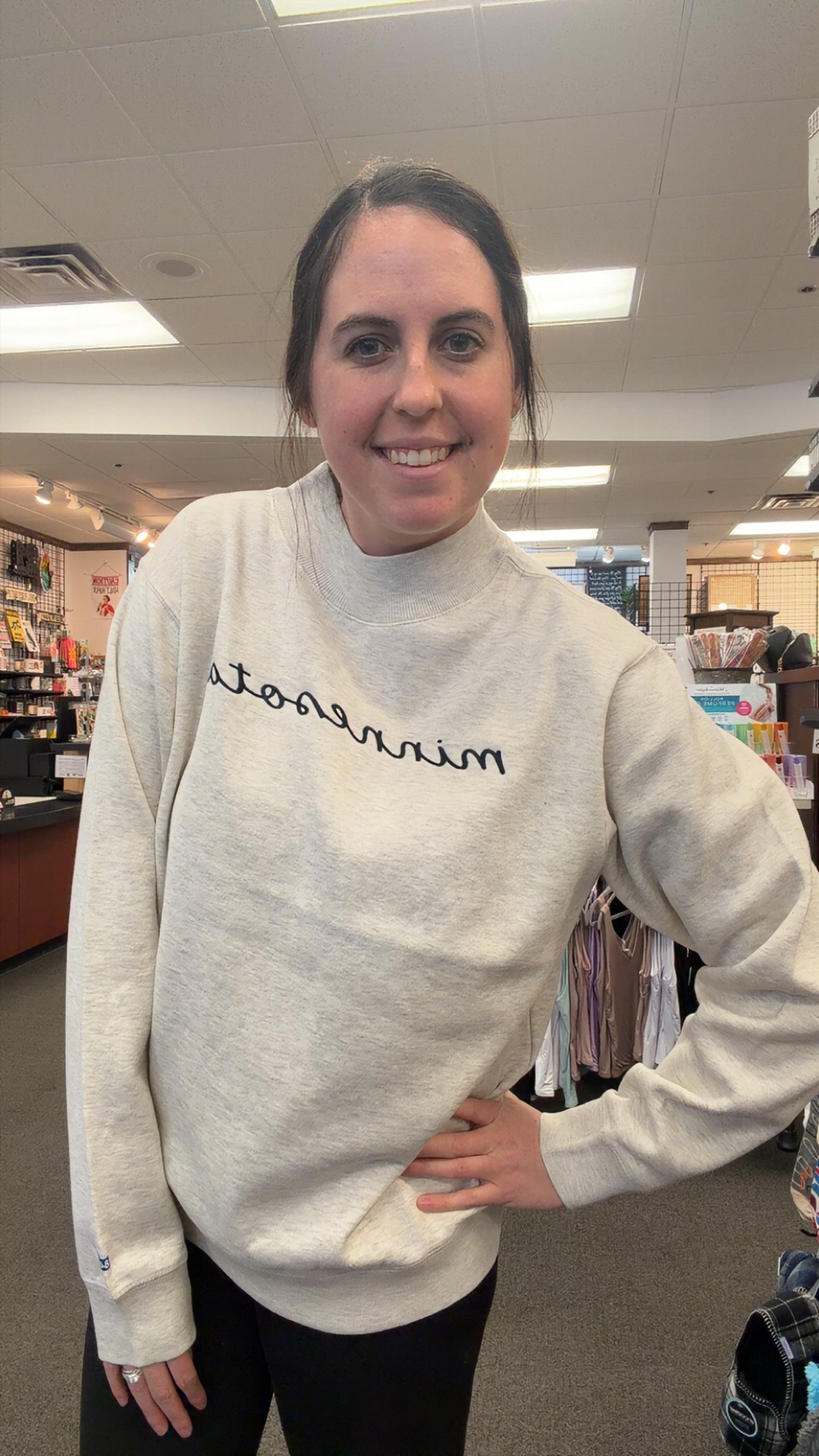 Minnesota Mock Neck Sweatshirt