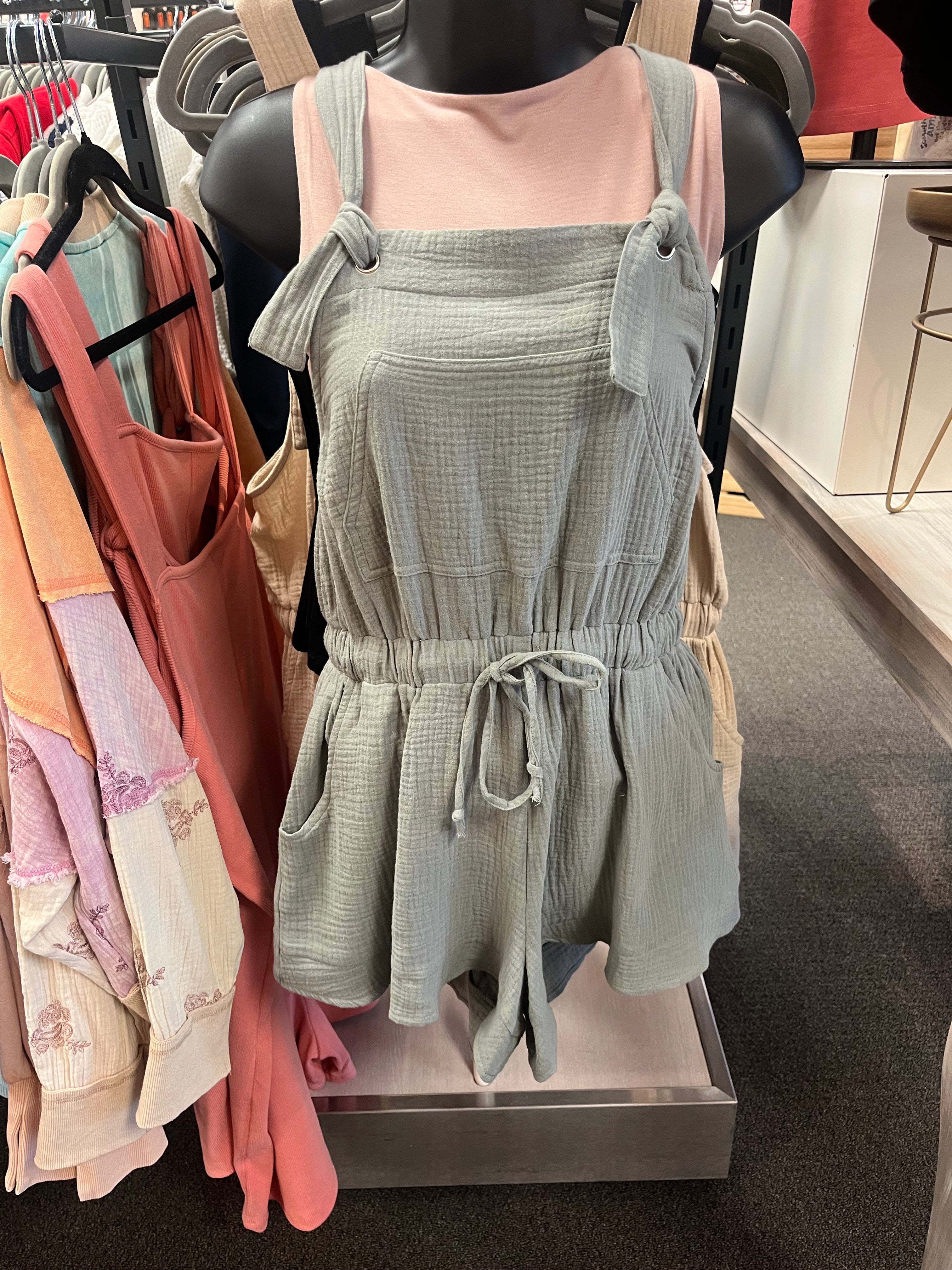 Double Gauze Flowy Romper FINAL SALE