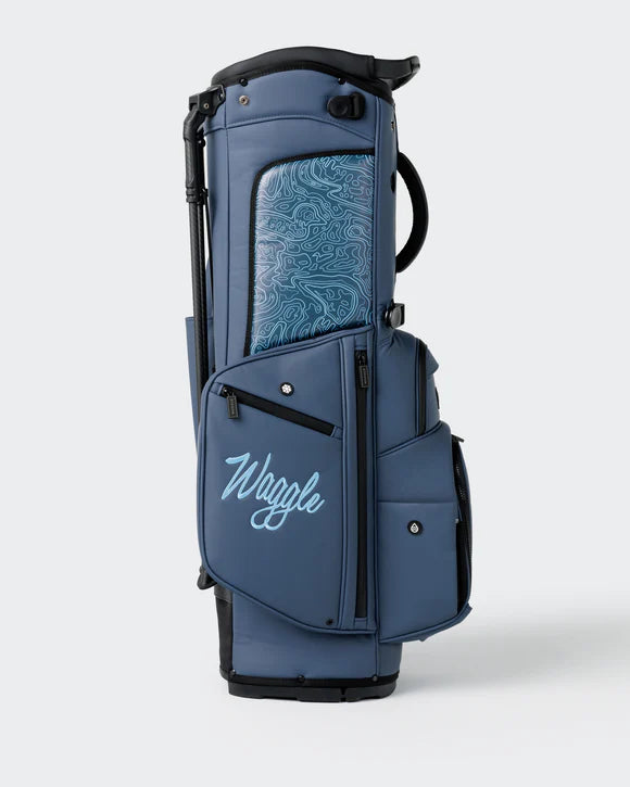 Waggle Members Hybrid Golf Bag - Loon Lake Topographic