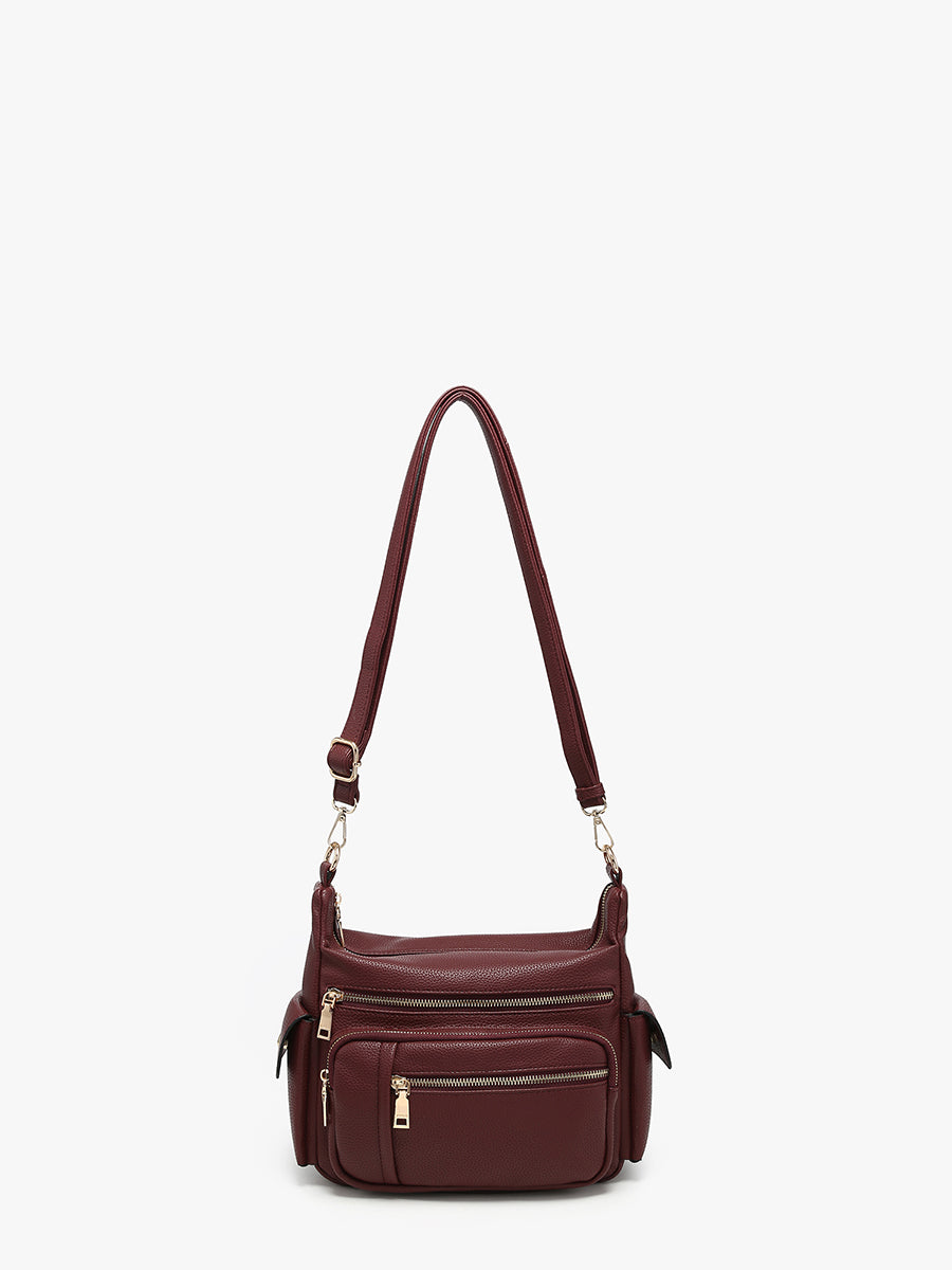 Nicole Multi-Zip Crossbody Bag