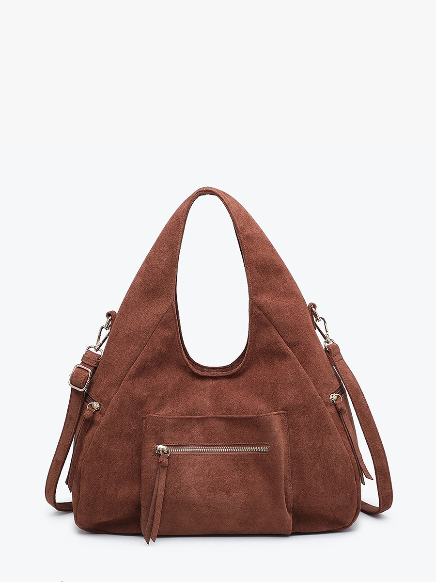 Heidi Faux Suede Hobo