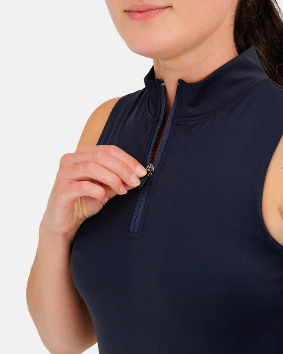 Match Play Women's Sleeveless Mock Neck