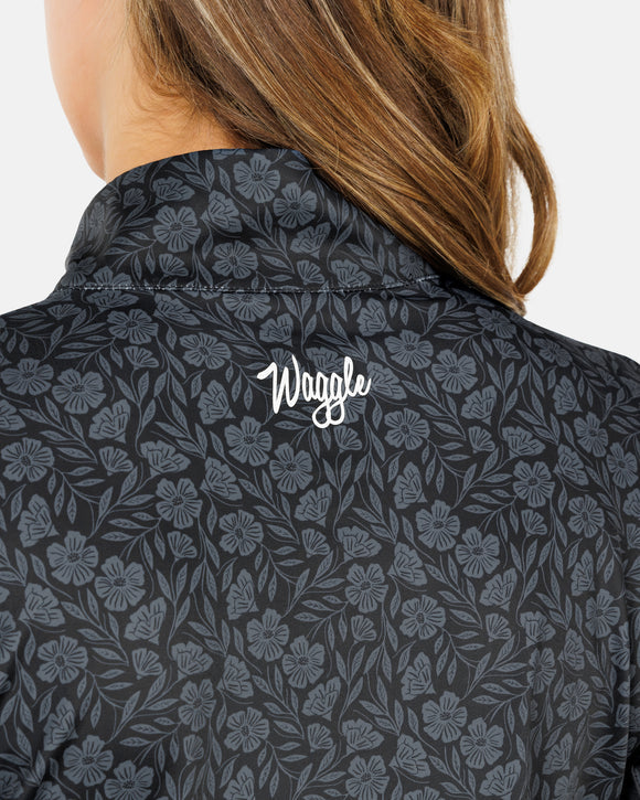 Waggle Nightshade Women's Refresh Quarter Zip - UPF 50+