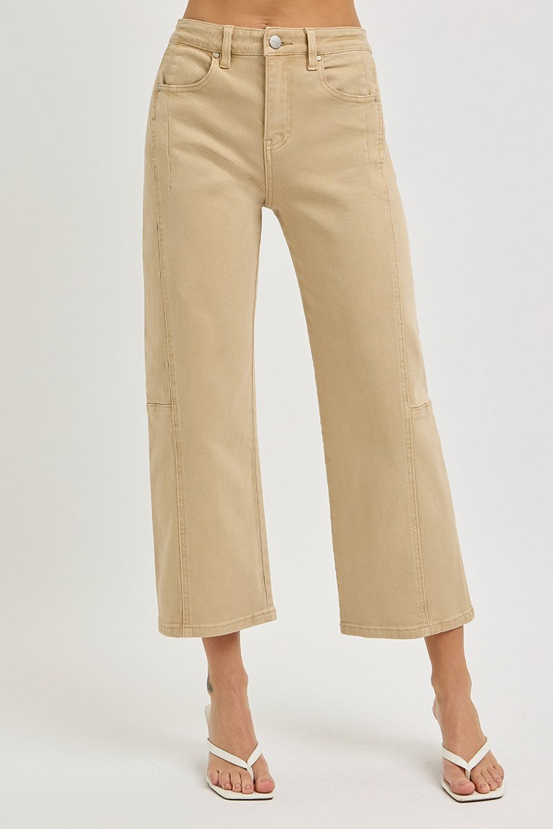 Risen High Rise Crop Wide Pants