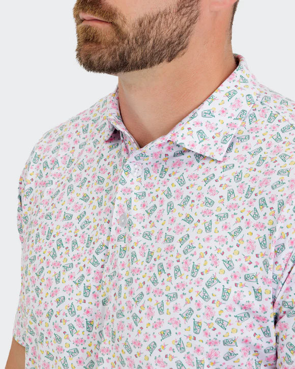 Waggle The Signature Mens Polo - Azalea Collection