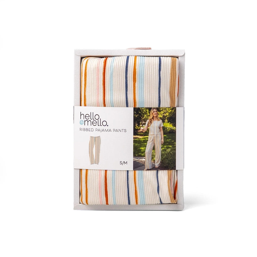Hello Mello Snooze Fest Ribbed Pajama Bottoms