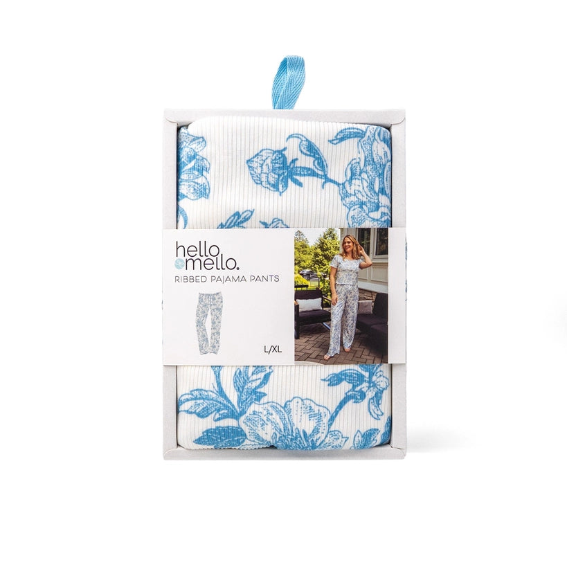 Hello Mello Spill The Tea Ribbed Pajama Top