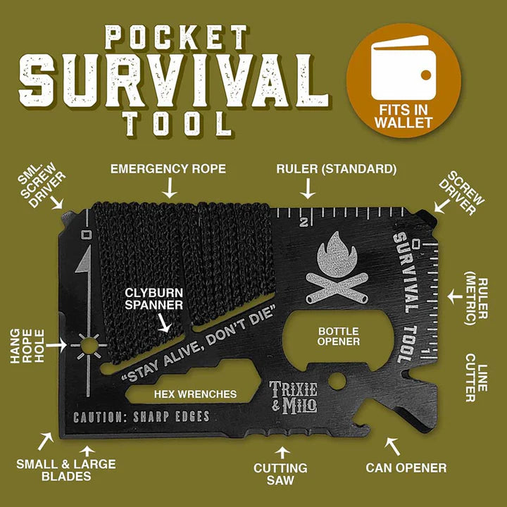 Survival Tool 15-in-1 Multi-tool