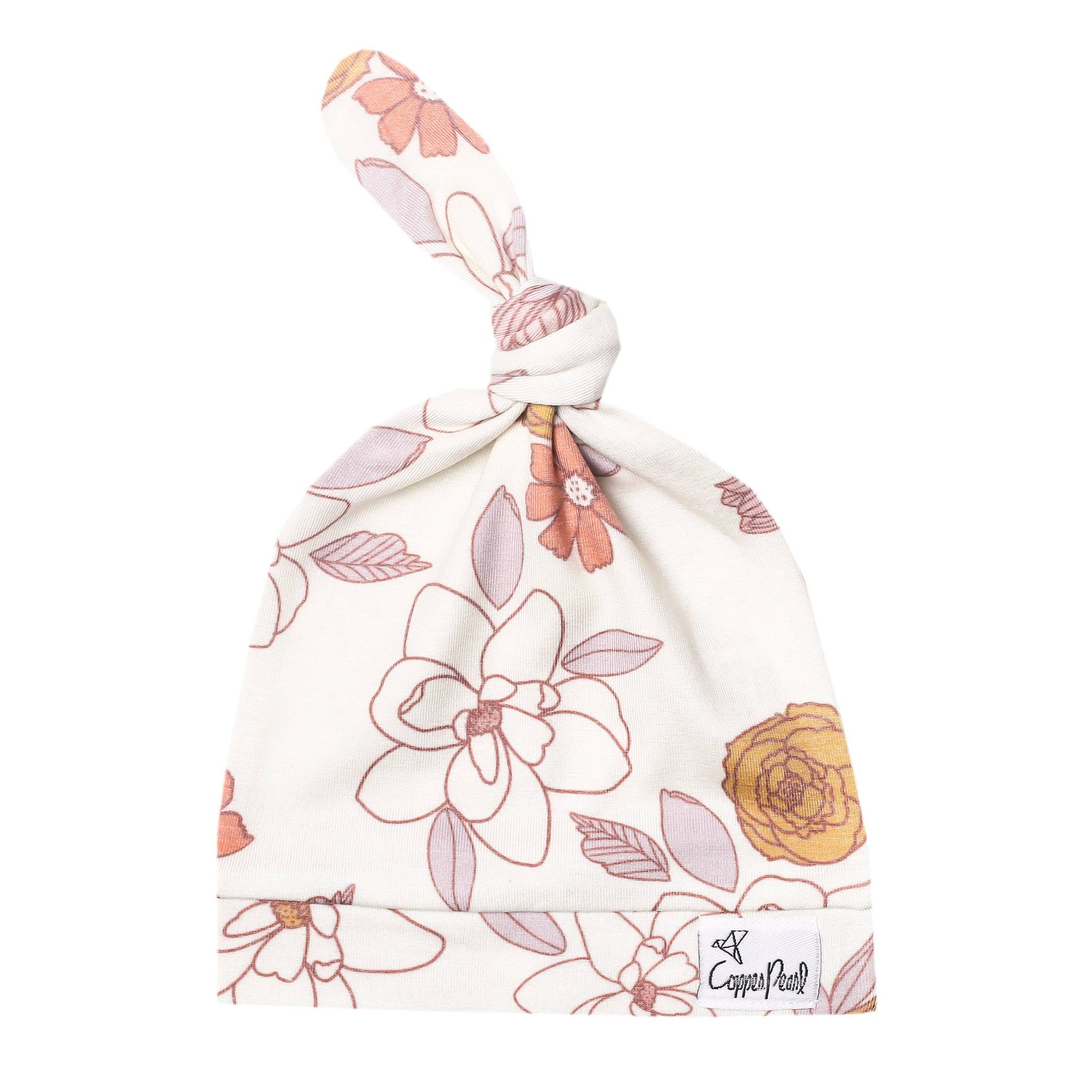 Ferra Copper Pearl Top Knot Hat