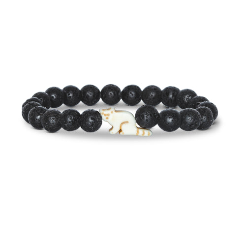 The Dash Bracelet - Lava Stone (Red Panda)