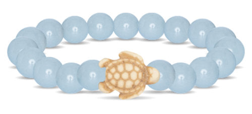 The Journey Sea Turtle Bracelet - Glow-In-The-Dark Aqua Glow