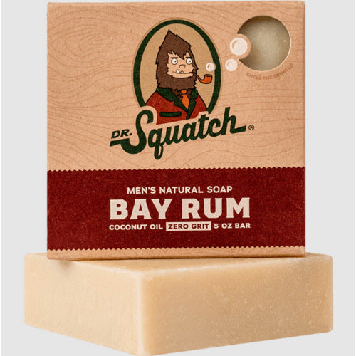 Dr. Squatch Bay Rum Scrub Bar Soap