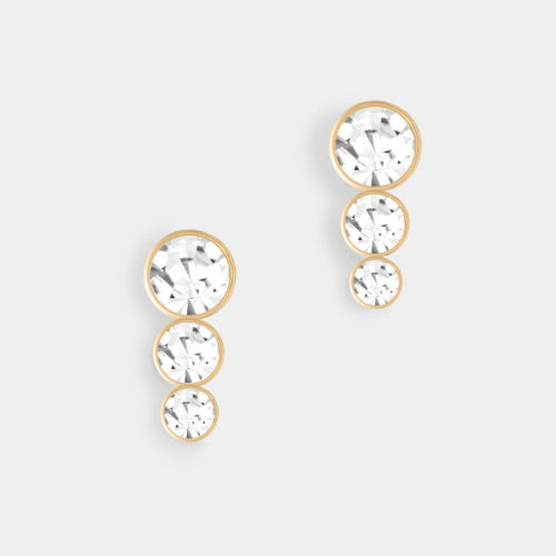 Gold Dazzling Stud Earrings