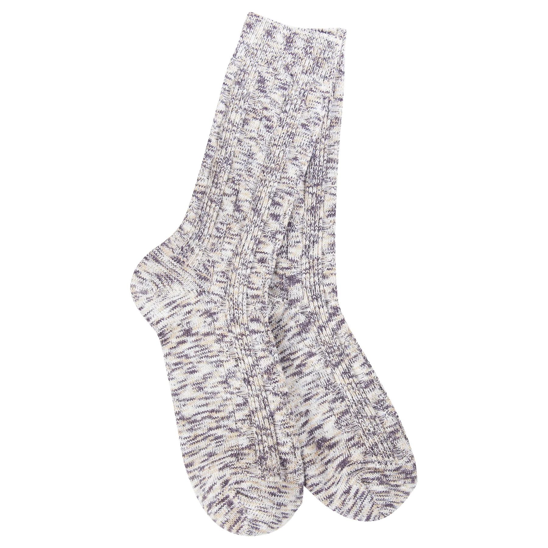 Cookie Dough Multi Light Weight Cable Crew Socks