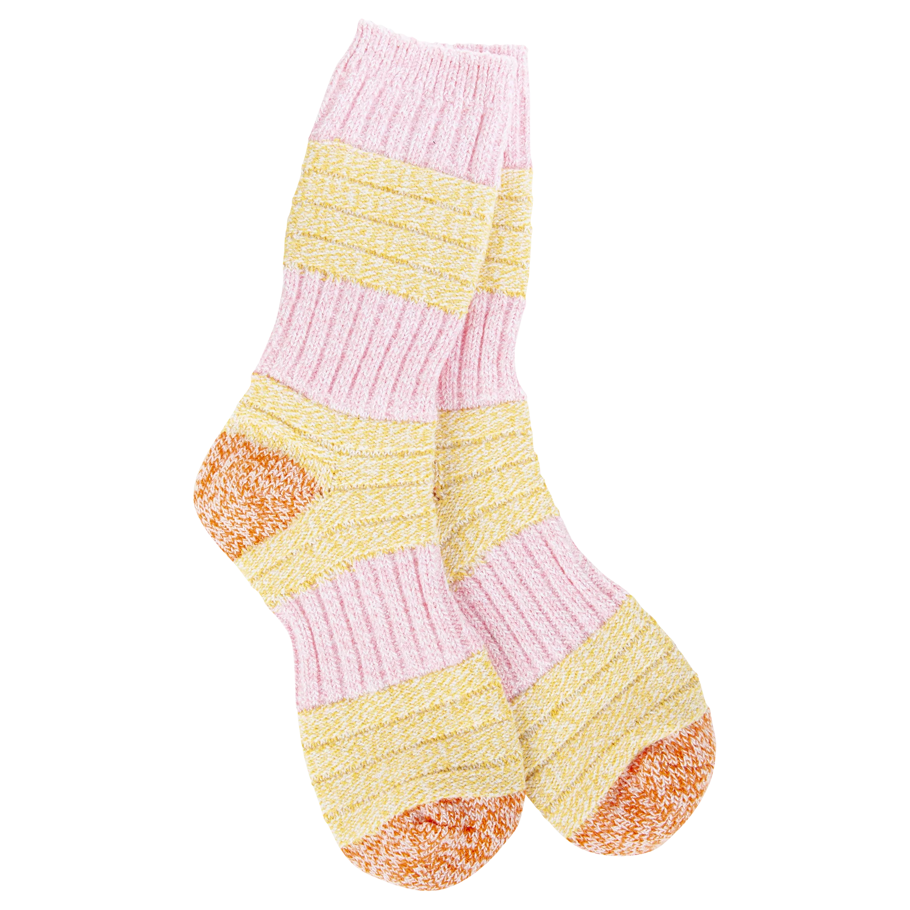Pink & Honey Patch Crew Socks