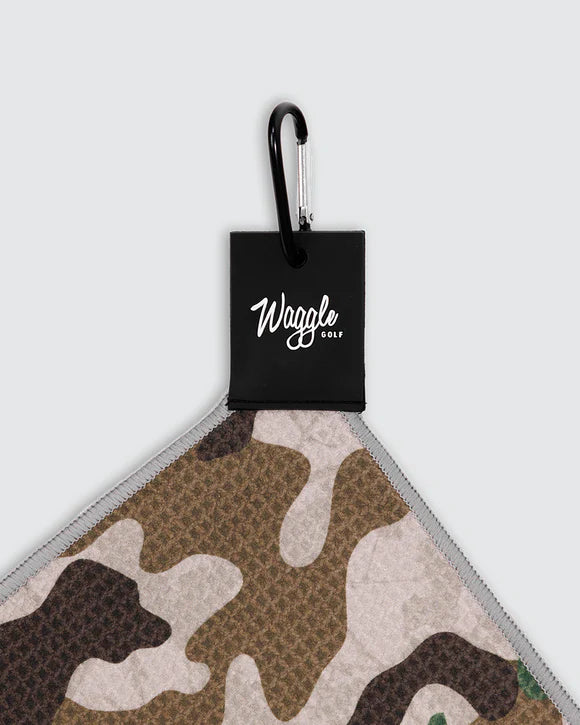 Waterfowl Camo Magnetic Golf Towel