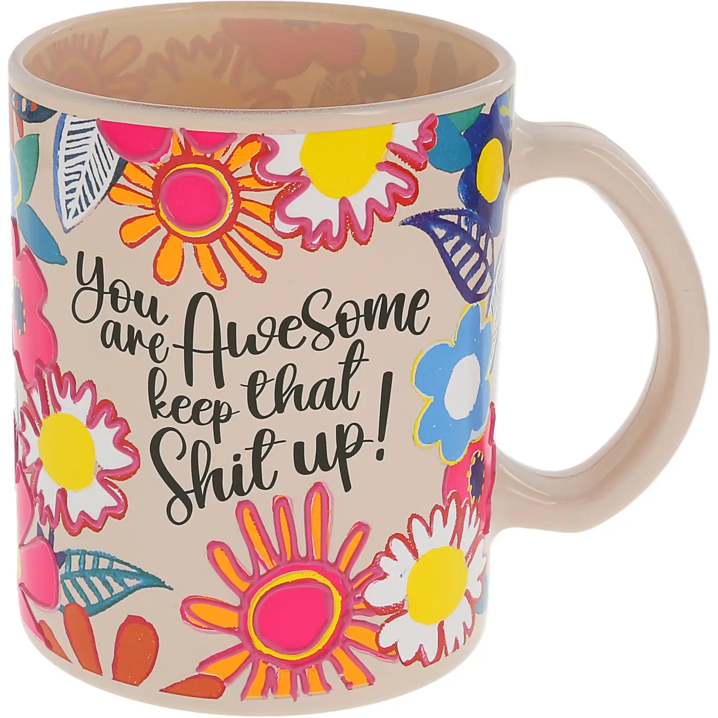 You Are Awesome Glass Mug