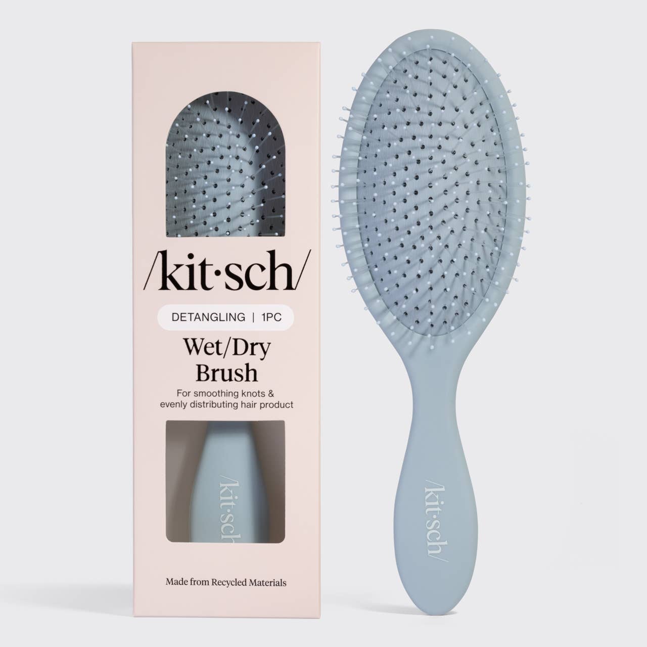 Recycled Plastic Wet/Dry Brush- Haze Blue