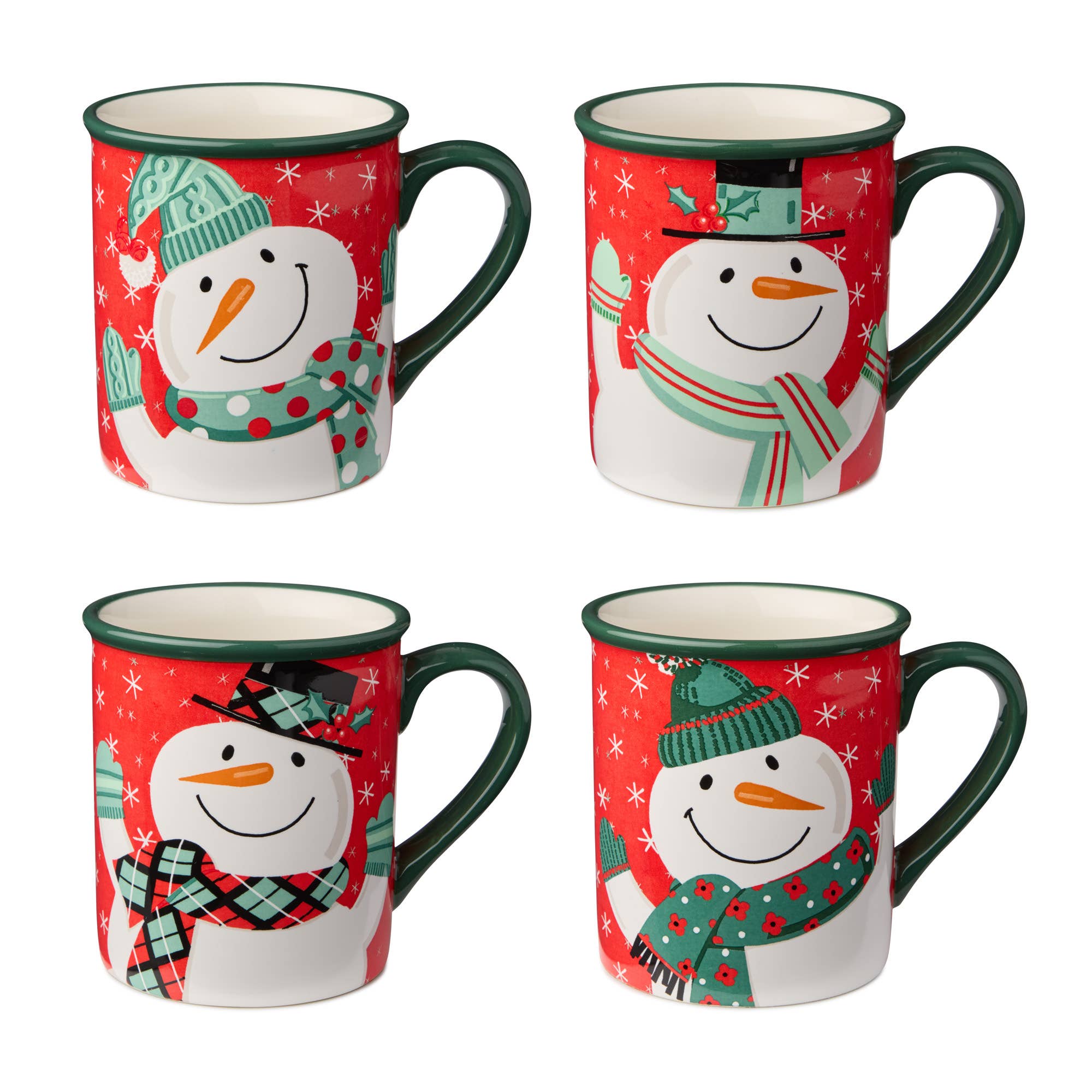 Christmas Whimsy Snowman Mug 18 oz