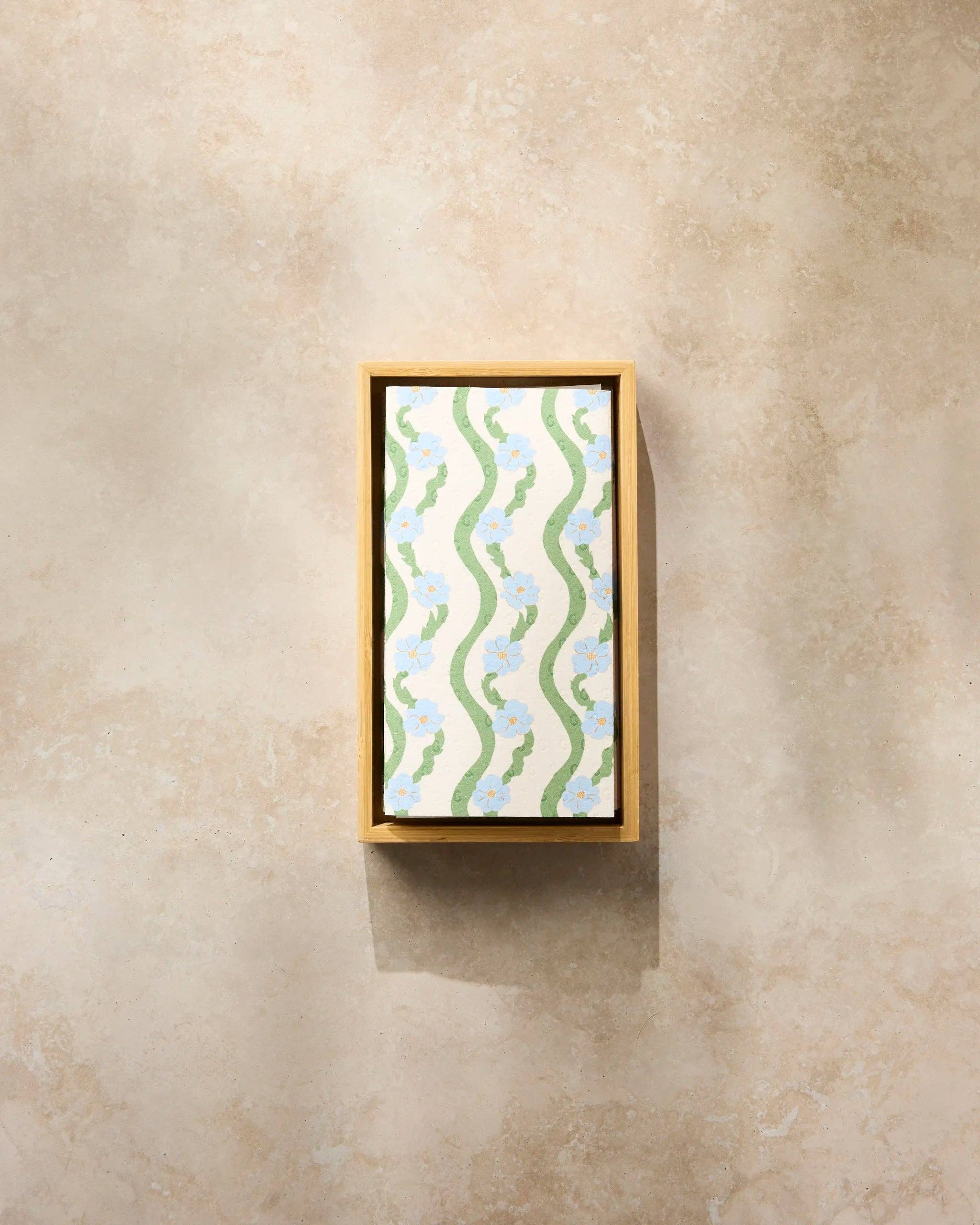 Geometry Wavy Flowers Not Paper Towel