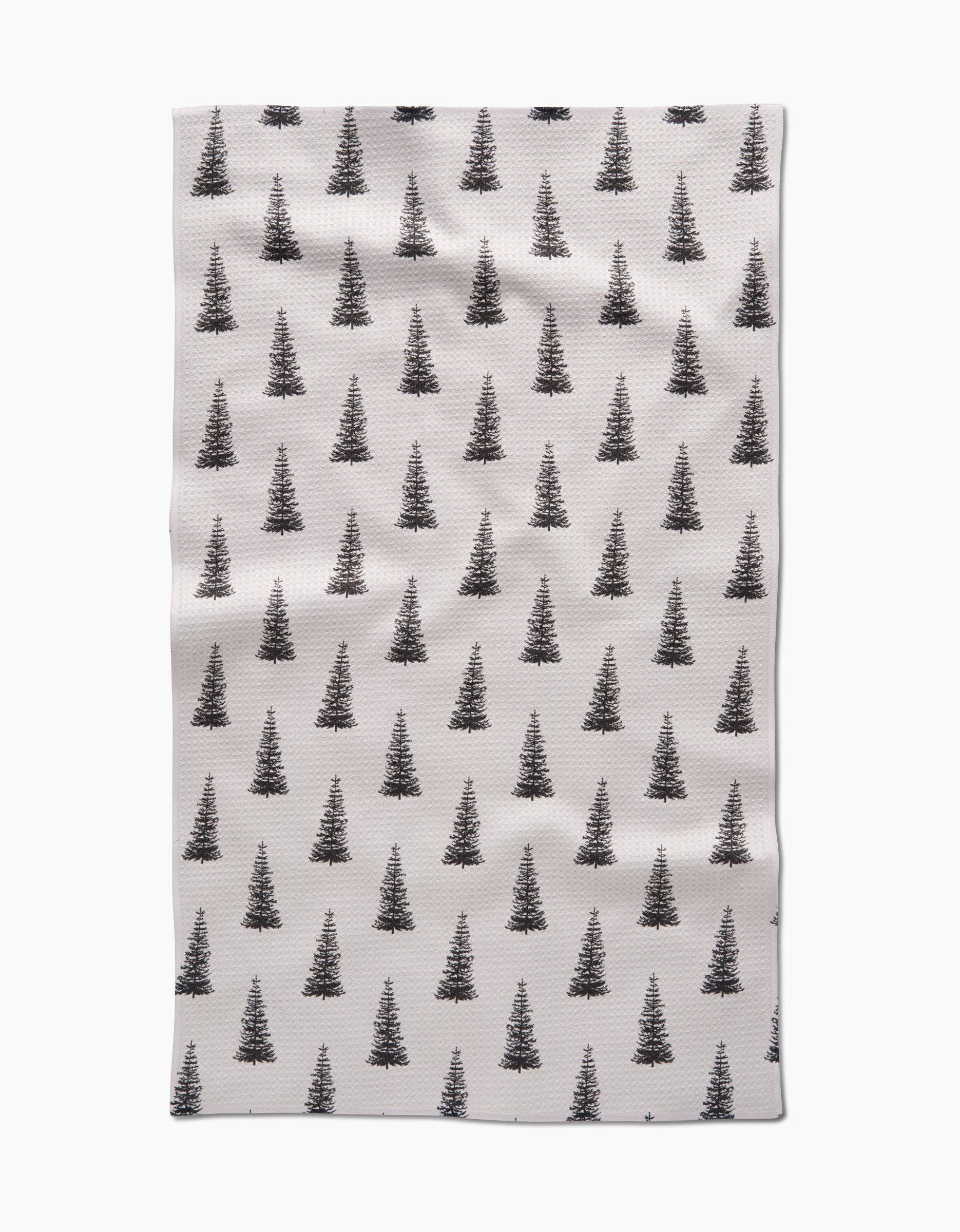 Geometry Alpine Forest Tea Towel