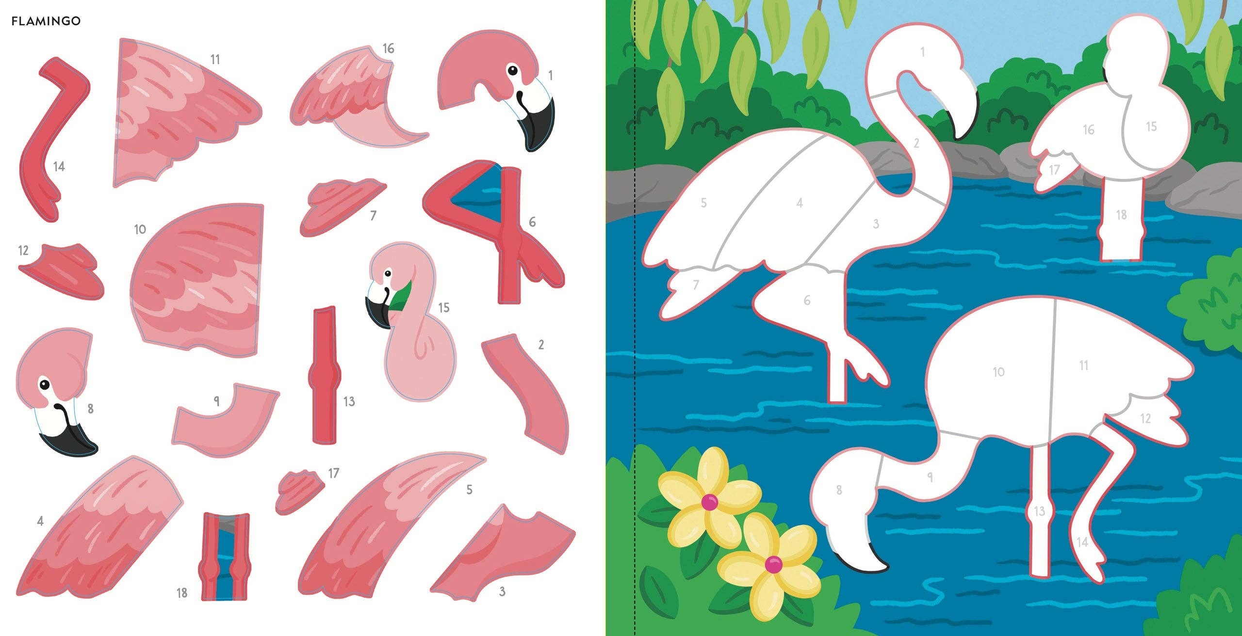 My First Color-by-Sticker Book - At the Zoo