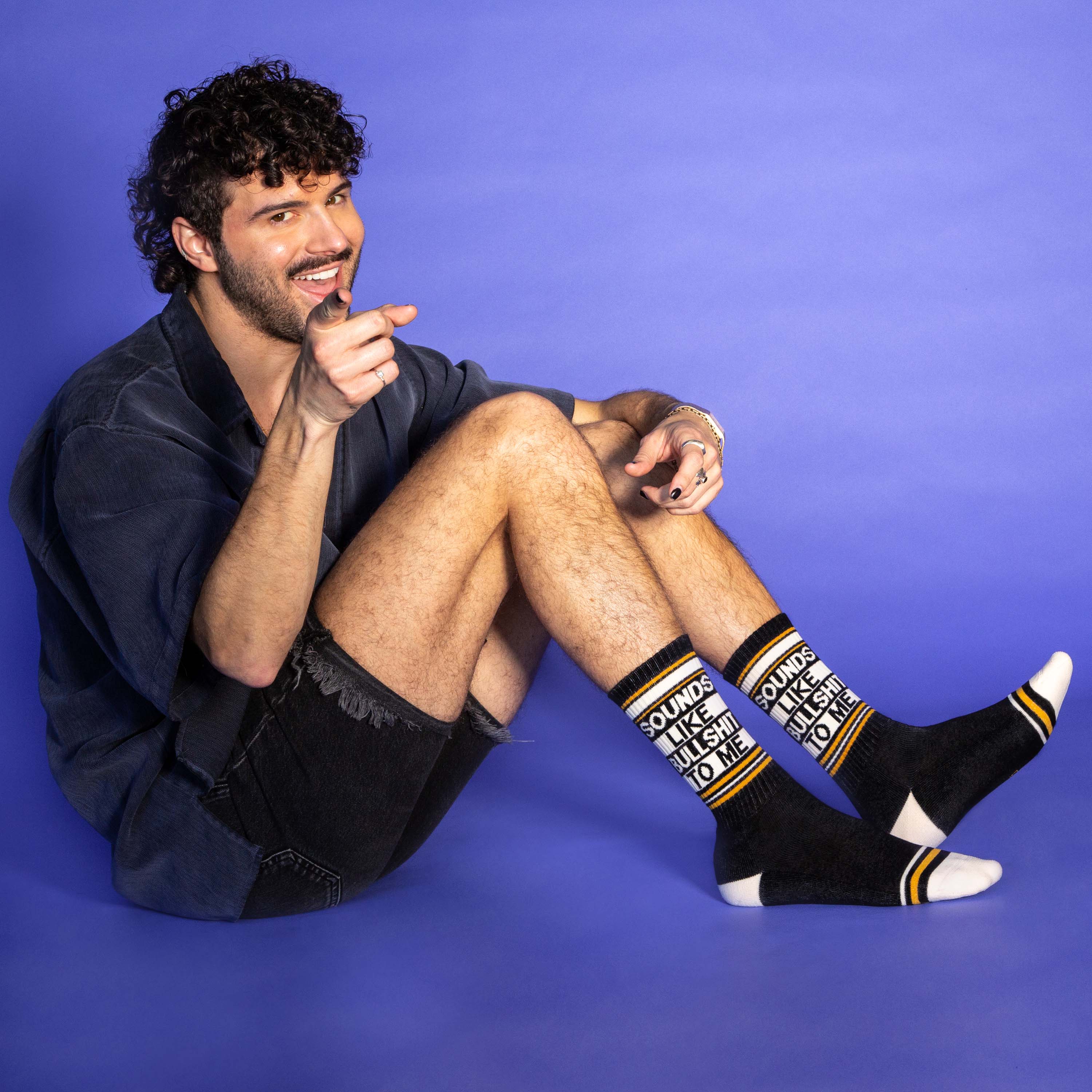 Sounds Like Bullsh*t To Me Gym Crew Socks