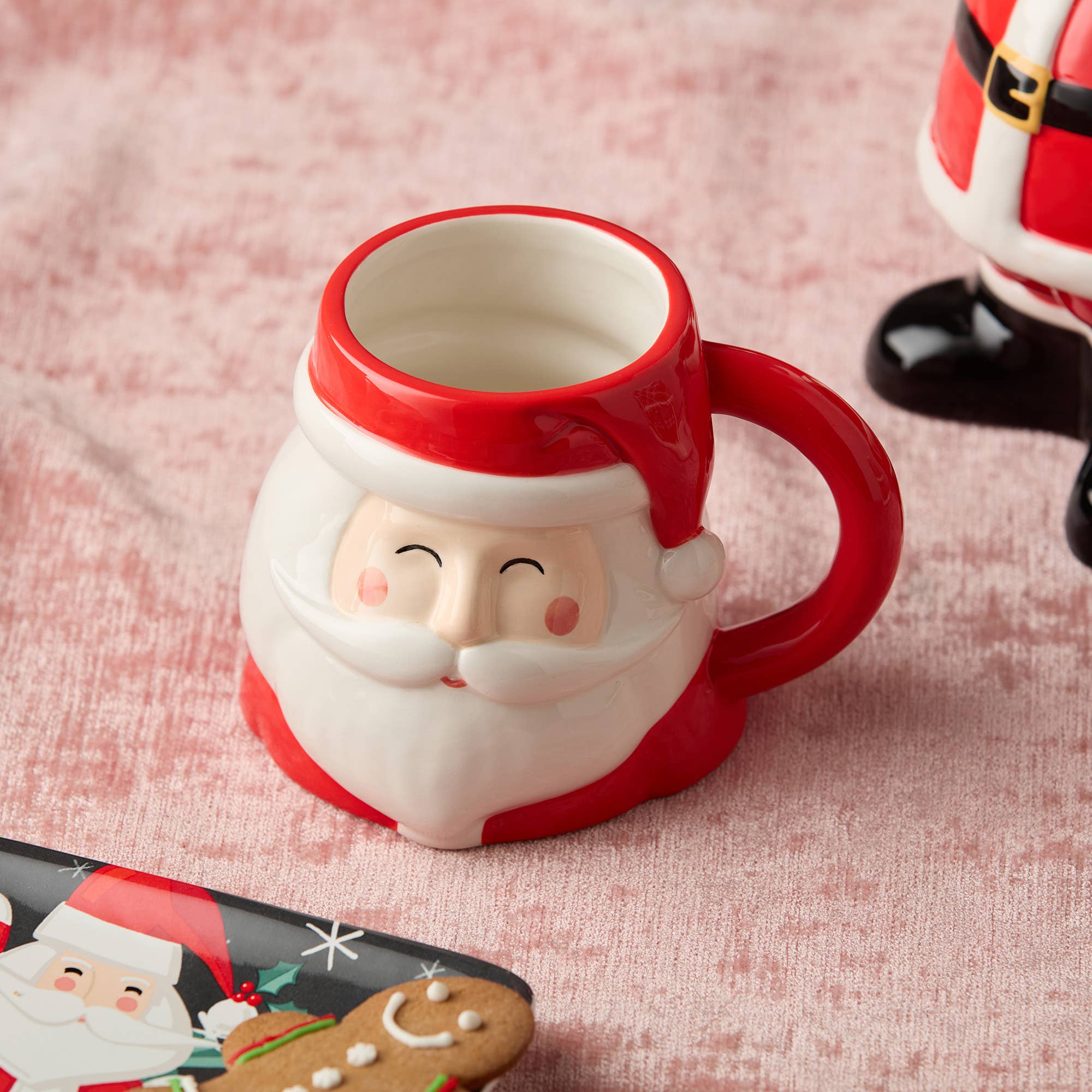 Christmas Whimsy Santa 3-D Mug 18 oz.